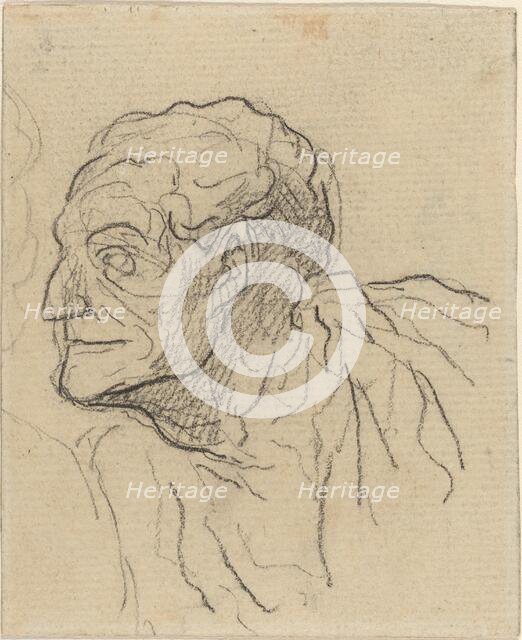 Study of a Man. Creator: Honore Daumier.