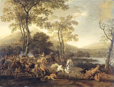 Cavalry Skirmish, 1660-1722. Creator: Abraham Pietersz van Kalraet.