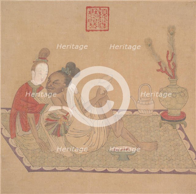 Tartar Officer with Blond Lady. Creator: Unknown.