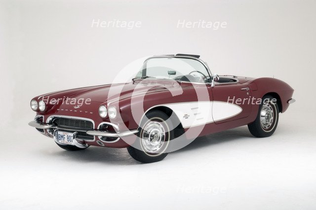1961 Chevrolet Corvette C1 Convertible Artist: Unknown.