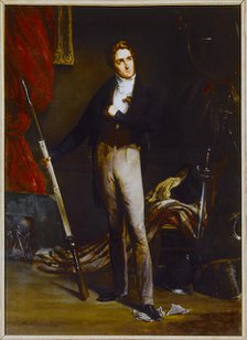 Portrait de Jean-Georges Farcy (1800-1830), littérateur, tué le 29 juillet 1830, lors de la..., 1830 Creator: Alexandre-Marie Colin.