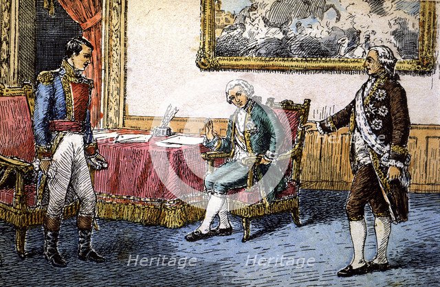 Bayonne Constitution (1808) in which Napoleon achieved that Ferdinand VII returned the crown to C…