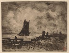Marine: Souvenir of Medway, 1879. Creator: Felix Hilaire Buhot.
