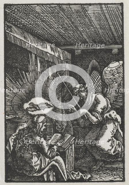 The Fall and Redemption of Man: The Annunciation, c. 1513. Creator: Albrecht Altdorfer (German, c. 1480-1538).