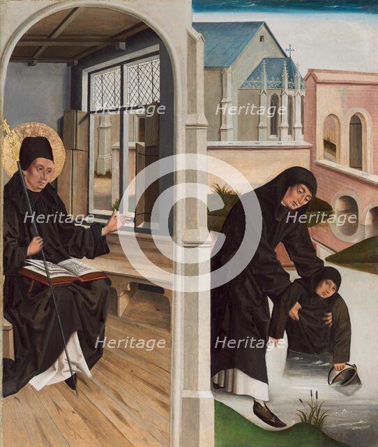 A Miracle of Saint Benedict, c. 1480. Creator: Unknown.