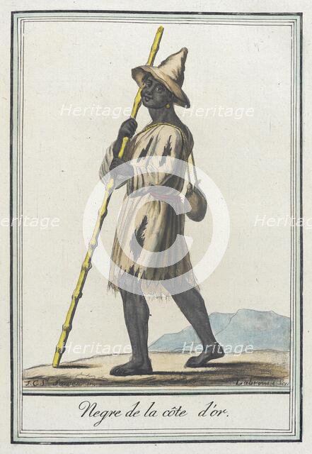 Costumes de Différents Pays, 'Negre de la Côte d'Or', c1797. Creator: Jacques Grasset de Saint-Sauveur.