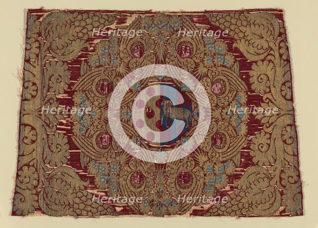 Fragment (From a Vestment), Florence, 15th century. Creator: Unknown.