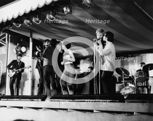 Long John Baldry, The Animals, Steam Packet, Richmond Jazz Festival, London, 1965.  Creator: Brian Foskett.