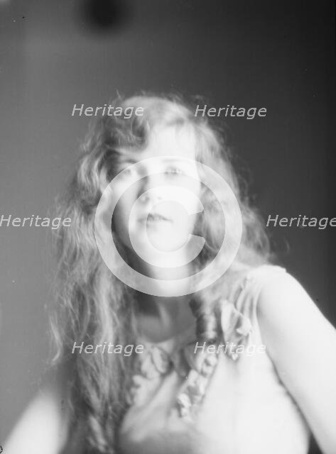 Barnett, Sally, Miss, portrait photograph, 1927 Creator: Arnold Genthe.