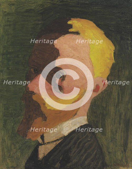 Self-Portrait, c. 1890. Creator: Vuillard, Édouard (1868-1940).