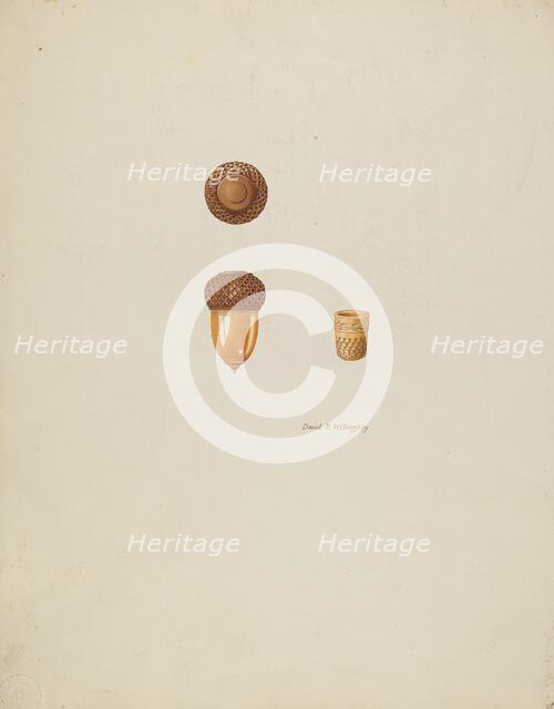 Thimble Case, c. 1937. Creator: David P. Willoughby.