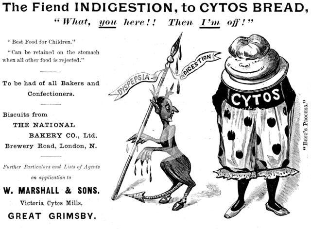 Advertisement for Cytos Bread, 1895. Creator: Unknown.