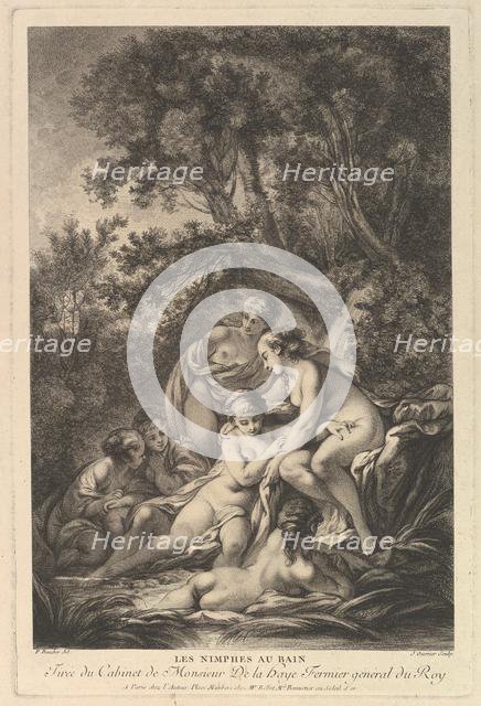 Les Nimphes au Bain (The Nymphs at the Bath), 18th century. Creator: Jean Ouvrier.