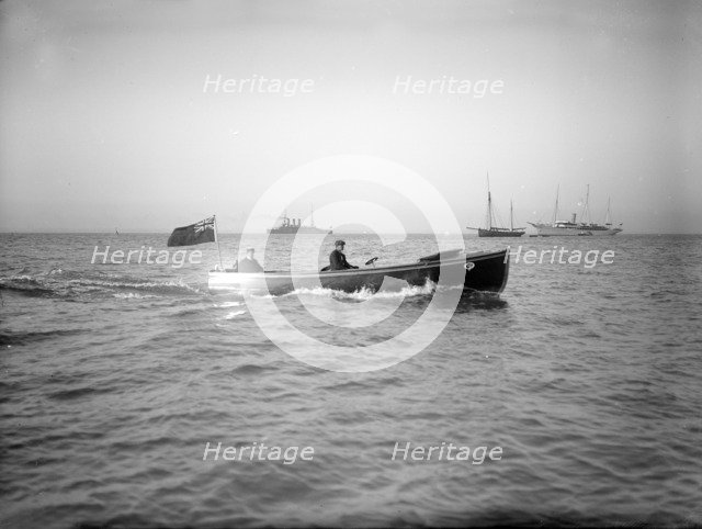 Wolseley motor launch, 1911.  Creator: Kirk & Sons of Cowes.