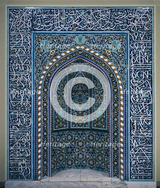Prayer Niche (Mihrab), early 1600s. Creator: Unknown.