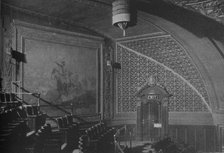 Detail, wall decorations in the gallery, Roosevelt Theatre, Chicago, Illinois, 1925. Artist: Unknown.