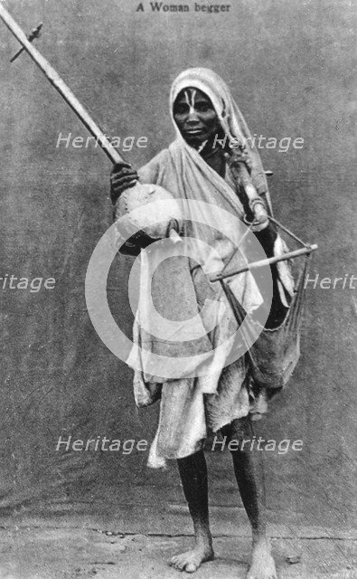 A begger, India, 20th century. Artist: Unknown