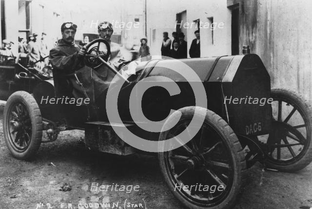 1905 Star, F.R.Goodwin at Gordon Bennett Eliminating Trials. Creator: Unknown.