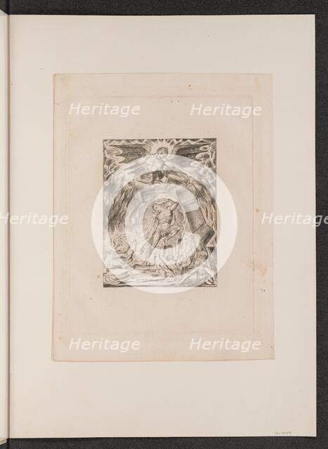 Job's Sons and Daughters Overwhelmed by Satan, 1825. Creator: William Blake.