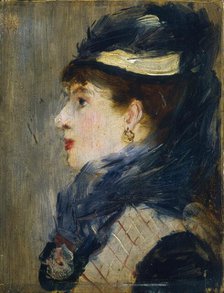 Portrait of a Lady, c. 1879. Creator: Edouard Manet.