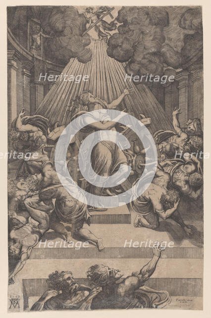 The Martyrdom of Saint Catherine, 1563. Creator: Mario Cartaro.