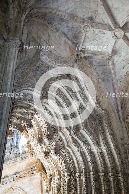 Interior, Unfinished Chapels, Monastery of Batalha, Batalha, Portugal, 2009. Artist: Samuel Magal