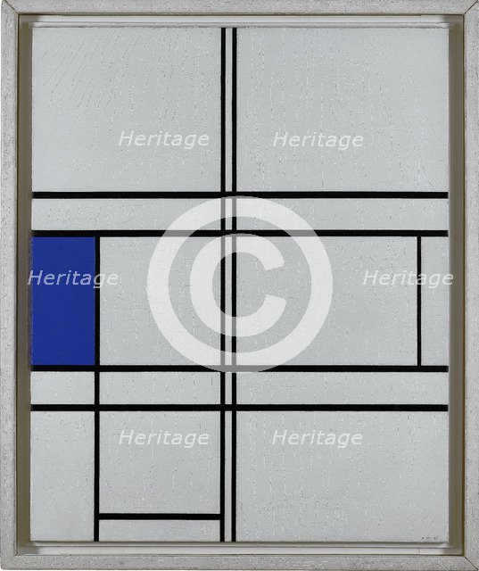 Composition in Blue and White, 1935.