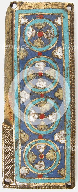 Plaque from a Reliquary Shrine, German or South Netherlandish, ca. 1175-1200. Creator: Unknown.