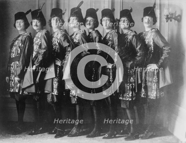 C. Nichols, Edith Sloan, Margaret Luce, Margaret Overton, Kath. Lamont..., between c1910 and c1915. Creator: Bain News Service.