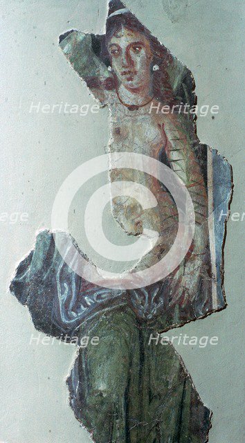 Roman wall-painting with a mythological subject. Artist: Unknown