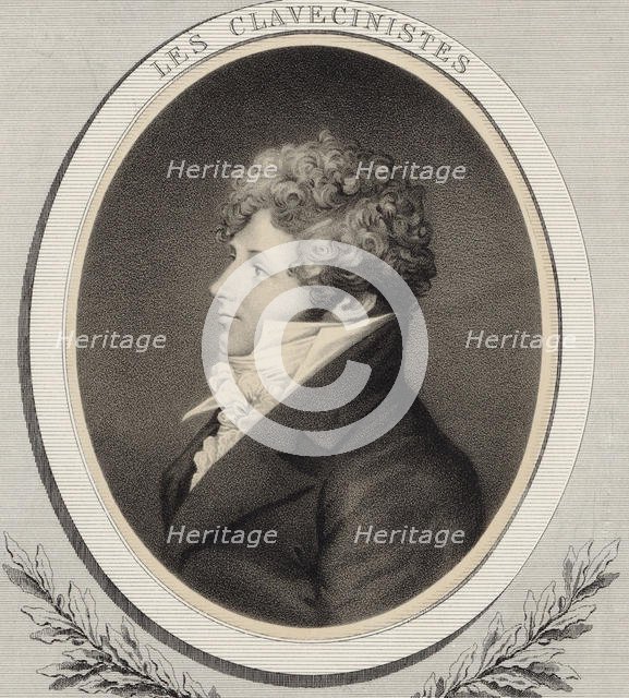 Portrait of pianist and composer Daniel Steibelt (1765-1823). Creator: Lemoine, Alfred (1824-1881).