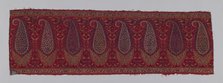 Shawl Border (Pallu), Kashmir, c. 1820. Creator: Unknown.