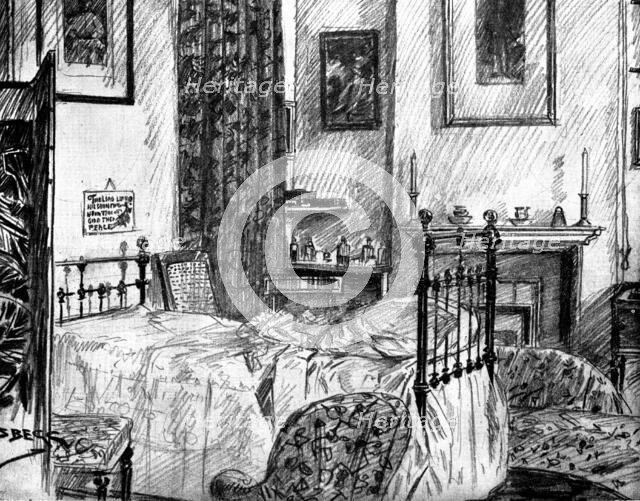 The Death of Mr. Gladstone: ...bed-room, in which Mr. Gladstone died..., 1898. Creator: Unknown.