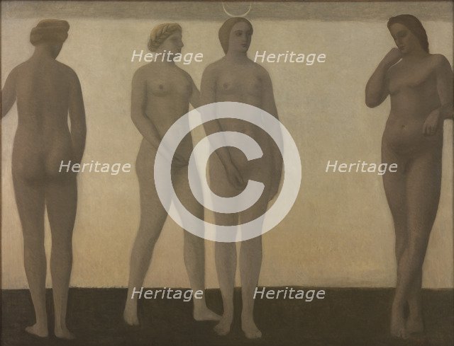 Artemis, 1893-1894. Artist: Hammershøi, Vilhelm (1864-1916)