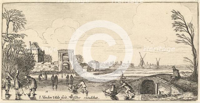 Winter Landscape. Creator: Jan van de Velde II.