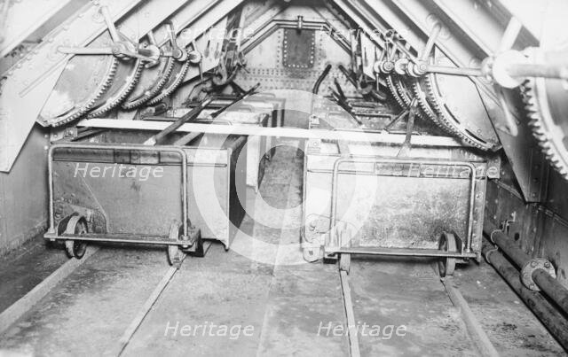 Railway on SS Milazzo, 1916. Creator: Bain News Service.