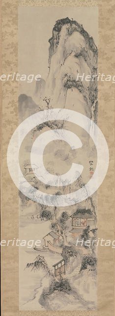 Landscape, 18th century. Creator: Kushiro Unsen.