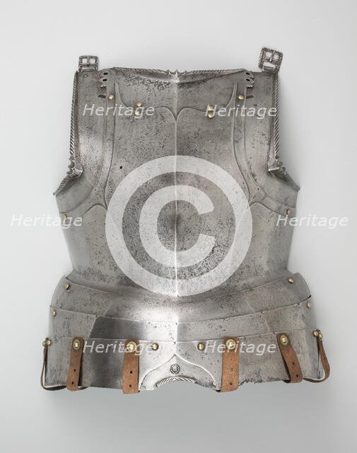 Breastplate with Associated Fauld, Germany, northern, c. 1570. Creator: Unknown.