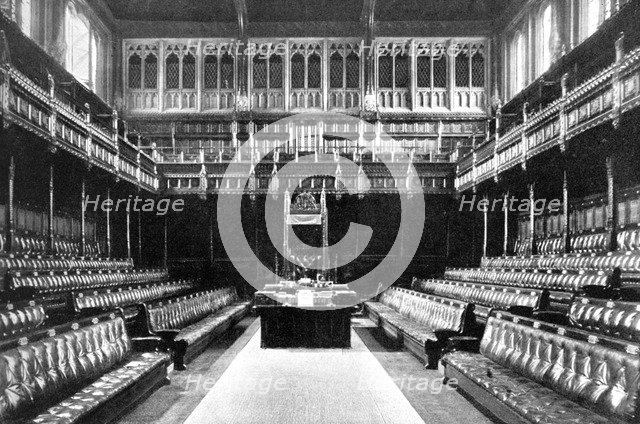 Ladies Grille above the Reporters Gallery, House of Commons, Westminster, London, c1905. Artist: Unknown