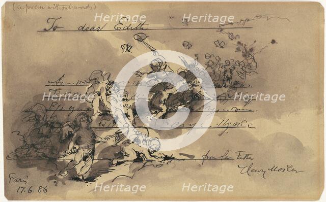 A Poem without Words, 1886. Creator: Henry Mosler.