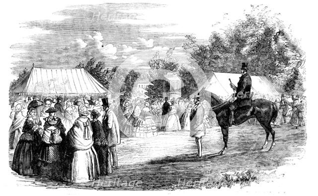 Grand Fete in Hamstead Park, Berks, in Aid of the Great Western Railway Widows' and..., 1858. Creator: Unknown.