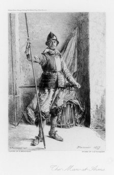 'The Man at Arms', c1880-1882.Artist: Henri Toussaint