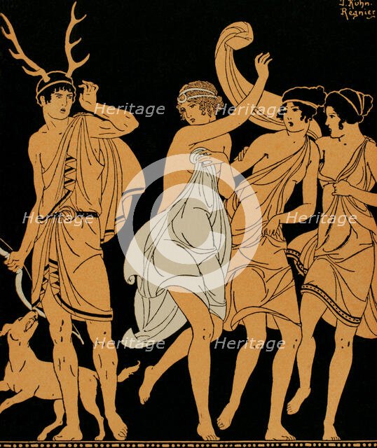 Myth of Diana and Actaeon, before 1936.  Creator: Joseph Kuhn-Régnier.