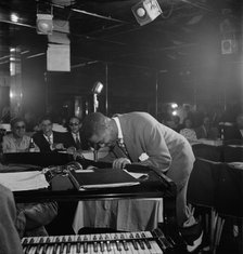 Portrait of Dizzy Gillespie, Downbeat, New York, N.Y., ca. Aug. 1947. Creator: William Paul Gottlieb.
