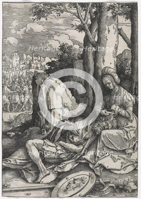 The Power of Women: Samson and Delilah, c. 1512. Creator: Lucas van Leyden (Dutch, 1494-1533).