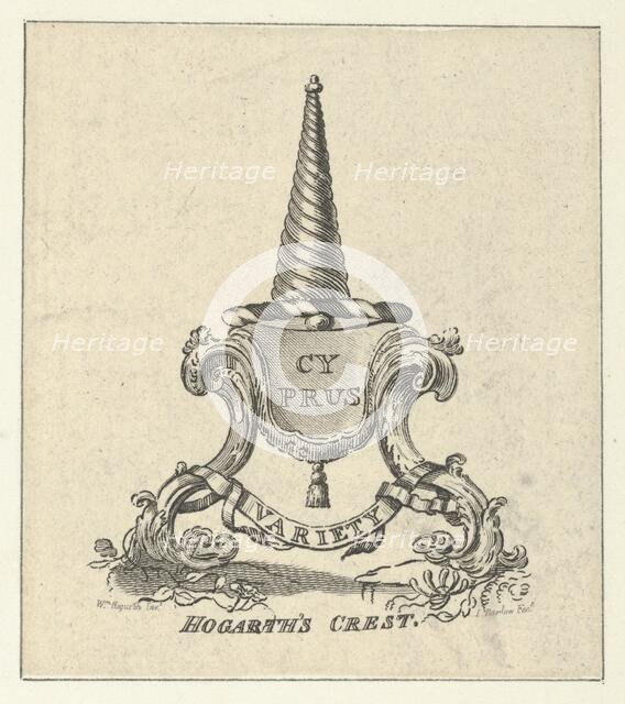 Hogarth's Crest, ca. 1790. Creator: John Barlow.