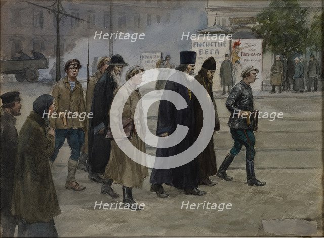 The priests conveyed to judgment, 1922.