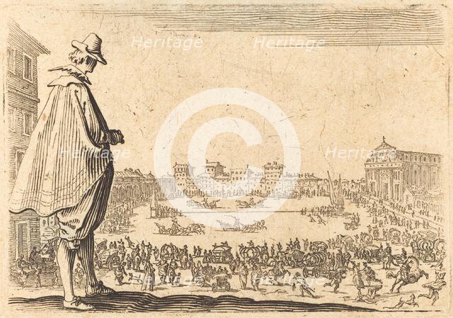 Piazza Santa Maria Novella, Florence, c. 1622. Creator: Jacques Callot.