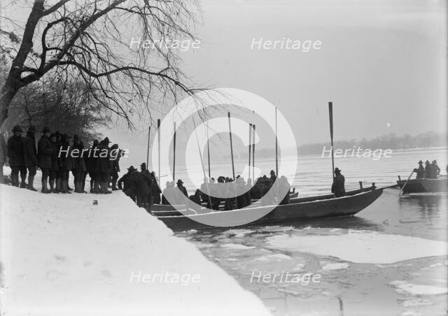 American University Training Camp - Engineers From Training Camp On Potomac, 1917. Creator: Harris & Ewing.