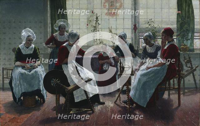 The Ghost Story, 1887. Creator: Walter McEwen (American, 1860-1943).